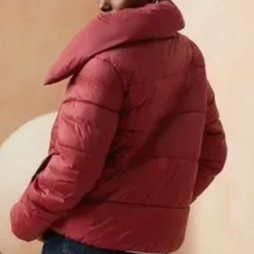 Funnel Neck Puffer Jacket - Picture 2 of 9